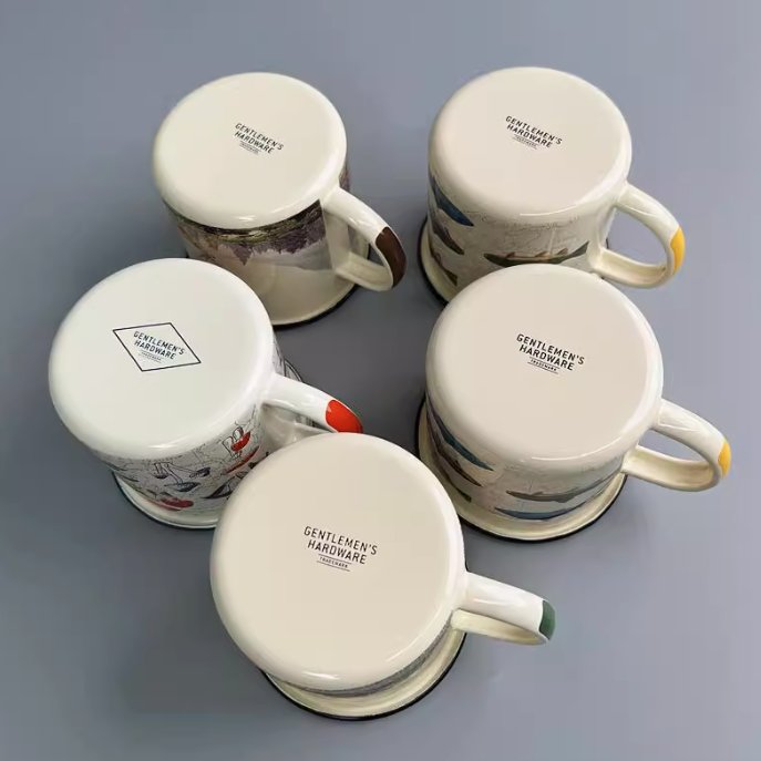 Vintage British Enamel Mug